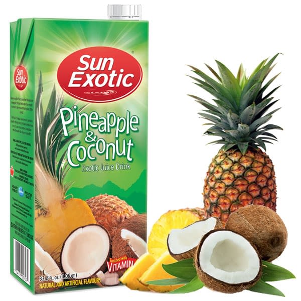 Sun Exotic Pineapple & Coconut Juice 1L - Buy Online - Madina Supermarket